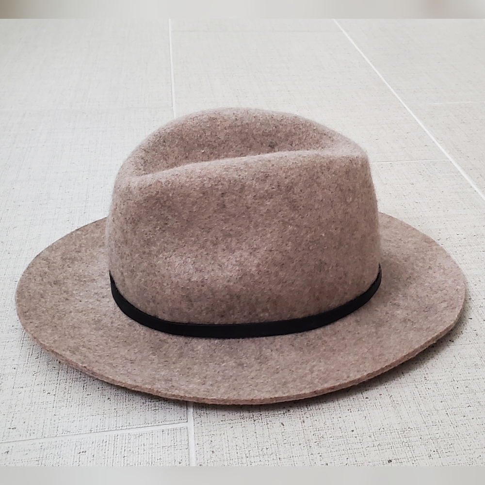 Banana Republic 100% Wool Fedora Hat, Neutral Brown, M/L, NEVER WORN! - Picture 2 of 14